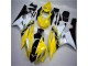 Yellow White Black 2006-2007 Yamaha YZF R6 Motorcycle Fairings Yellow White Black 2006-2007 Yamaha YZF R6 Motorcycle Fairings
