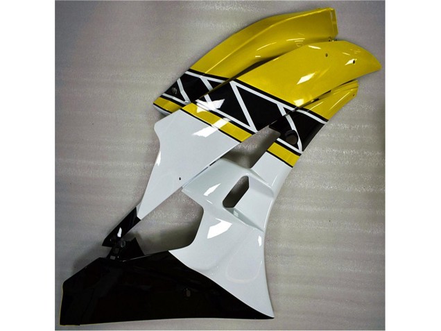 Yellow White Black 2006-2007 Yamaha YZF R6 Motorcycle Fairings Yellow White Black 2006-2007 Yamaha YZF R6 Motorcycle Fairings