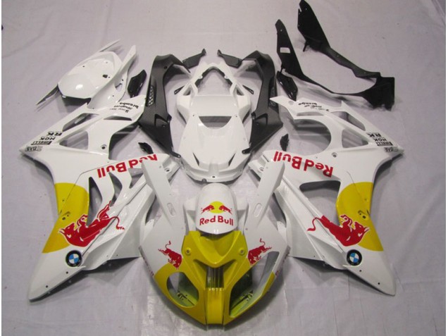 Yellow White RedBull 2009-2014 BMW S1000RR Motorcycle Fairings Yellow White RedBull 2009-2014 BMW S1000RR Motorcycle Fairings